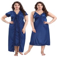 Night Dress For Women 2 part Exclusive, Fashionable, Stylish and Comfortable Night Dress- blue